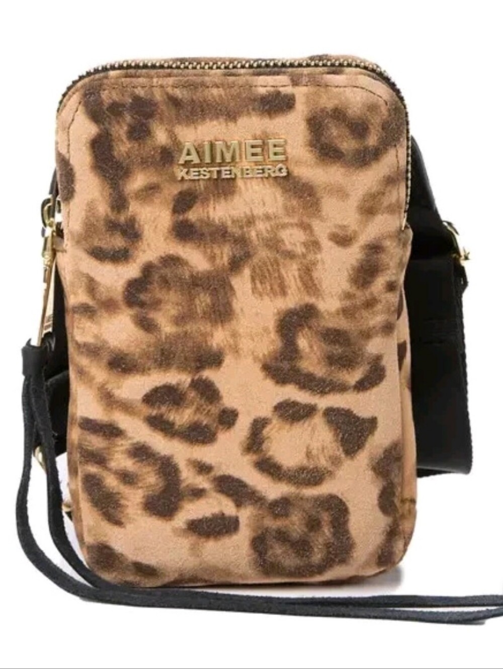 Aimee Kestenberg Leopard-Print Crossbody Wallet